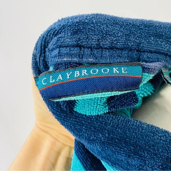 VINTAGE CLAYBROOKE Terrycloth Bathrobe - Picture 9 of 10